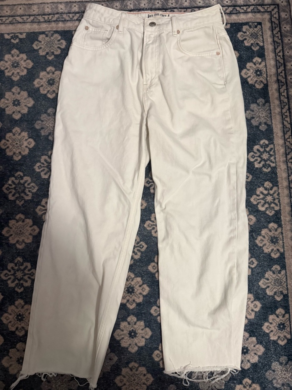 We The Free Cream Straight-Leg Chinos